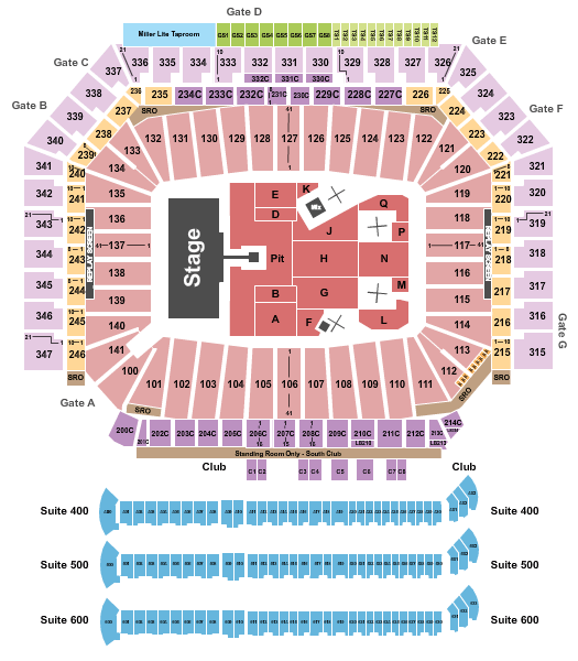 Ford Field Foo Fighters Seating Chart